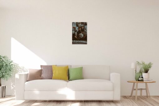 Emotional Basketball Art Poster – Reflective Athlete Moment - Image 3