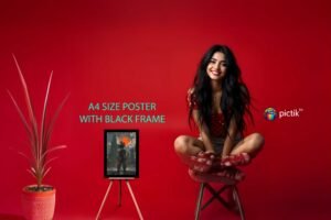 faq - A4 size anime poster of Saiyan Warrior with a black frame, available at Pictik.in."