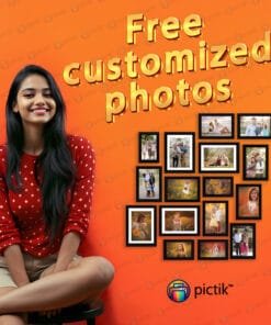 Black Collage Photo Frame Set – 16 Frames for Home & Office Wall Décor