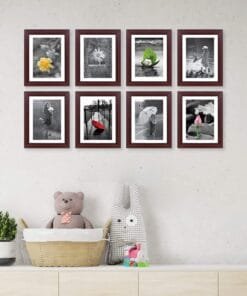 Premium Brownwood Photo Frame – 8x10 Inch for Home & Office Décor