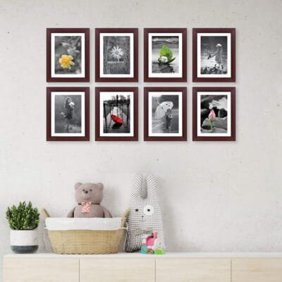 Premium Brownwood Photo Frame – 8x10 Inch for Home & Office Décor