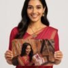 Premium Acrylic Photo Frame 12x18 Inch with Custom Photo Print – Indian Woman Holding Fram