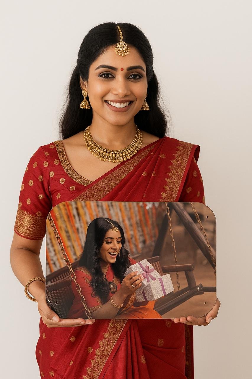 12x18 Inch Acrylic Frame with Custom Print – Premium Wedding Gift Option