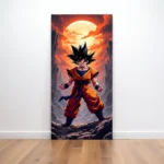 Dragon Ball Z Goku Moonlight Power Canvas Wall Art | The Print House™ - Image 3