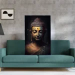 Buddha Canvas Wall Art – Tranquil Meditation Painting for Home & Office Décor