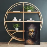 Buddha Canvas Wall Art – Tranquil Meditation Painting for Home & Office Décor - Image 3