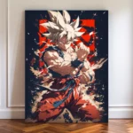Dragon Ball Z Ultra Instinct Goku Canvas Wall Art