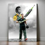AB de Villiers Epic Canvas Print — Premium Cricket Wall Art