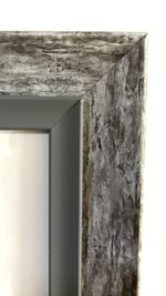 Premium Golden Deer & Artistic Trees Wall Art – Grey Rustic Frame - Image 4