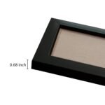 Pictik MDF Photo Frames Set with Glass – Black (9 Frames) | Wall Mount | Rectangular | 5x7 Inches (3) & 4x6 Inches (6) | Home & Office Décor - Image 4