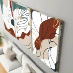 Modern Abstract Wall Art Canvas Set of 3 | The Print House™ - Image 8