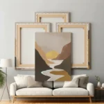 Abstract Mountain Landscape Canvas Set of 3 | The Print House™ - Image 5