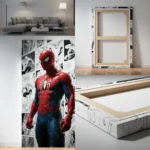 Spider-Man Canvas Wall Art – Premium Superhero Wall Décor | Custom Sizes & Gallery Wrap Frame | Living Room, Bedroom & Gaming Room Decoration - Image 5