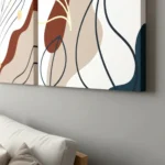 Modern Abstract Wall Art Canvas Set of 3 | The Print House™ - Image 2