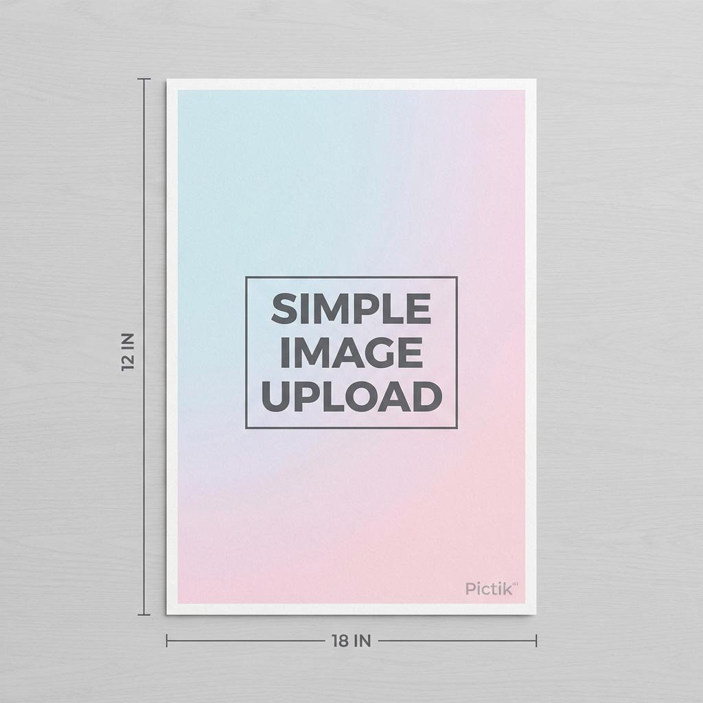a3 Custom Poster Print | A4, 12×18 | Pictik™ - Image 1