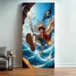 One Piece Luffy Pirate Adventure Canvas Wall Art
