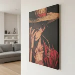 One Piece Luffy Canvas Wall Art - Image 2