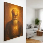 Guru Nanak Dev Ji Spiritual Wall Art Canvas Painting | The Print House™ - Image 2