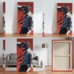 Denji Hybrid Form Chainsaw Man Canvas Wall Art | The Print House™ - Image 6
