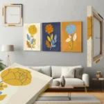 Floral Canvas Wall Art – 3 Piece Set (22x30 inches each) | Modern Botanical Abstract DECOR - Image 13