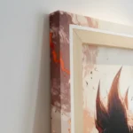 Dragon Ball Z Fiery Aura Goku Canvas Wall Art - Image 7