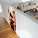 Dragon Ball Z Fiery Aura Goku Canvas Wall Art - Image 3