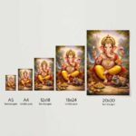 Lord Ganesha Poster | Ganpati Bappa Spiritual Wall Art Print | Pictik™ - Image 11