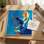 Cricket Action Poster | Batsman Sports Wall Art | Pictik™ - Image 3