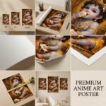 Makhan Chor Baby Krishna Poster | Bal Krishna Wall Art | Pictik™ - Image 3
