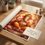 Lord Ganesha Lotus Poster | Ganpati Bappa Spiritual Wall Art | Pictik™