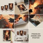 Goku Dragon Anime Poster | Dragon Ball Epic Wall Art Print | Pictik™ - Image 3