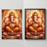 Lord Ganesha Lotus Poster | Ganpati Bappa Spiritual Wall Art | Pictik™ - Image 11