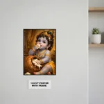Makhan Chor Baby Krishna Poster | Bal Krishna Wall Art | Pictik™ - Image 25