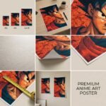 Goku Manga Style Poster | Dragon Ball Anime Wall Art Print | Pictik™ - Image 8