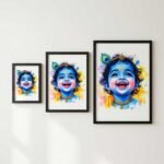 Baby Krishna Poster | Bal Krishna Wall Art | Hindu Spiritual Poster | Pictik™ - Image 7