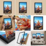 Lord Hanuman Meditation Poster | Bajrang Bali Spiritual Wall Art | Pictik™ - Image 4