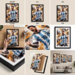 Messi Celebration Poster | Argentina Football Wall Art | Pictik™ - Image 5