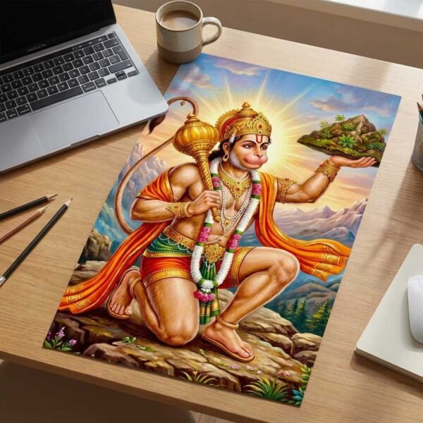 Hanuman Sanjeevani Parvat Poster | Bajrang Bali Wall Art | Pictik™