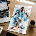 Lionel Messi Football Poster | Soccer Legend Wall Art | Pictik™