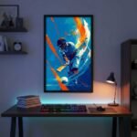 Cricket Action Poster | Batsman Sports Wall Art | Pictik™ - Image 10