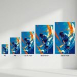 Cricket Action Poster | Batsman Sports Wall Art | Pictik™ - Image 13