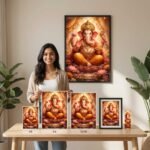 Lord Ganesha Lotus Poster | Ganpati Bappa Spiritual Wall Art | Pictik™ - Image 7