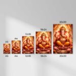 Lord Ganesha Lotus Poster | Ganpati Bappa Spiritual Wall Art | Pictik™ - Image 10