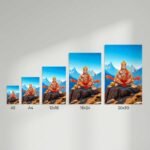 Lord Hanuman Meditation Poster | Bajrang Bali Spiritual Wall Art | Pictik™ - Image 7
