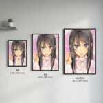 Mai Sakurajima Anime Poster | Rascal Does Not Dream of Bunny Girl Senpai | Premium Anime Wall Art | Pictik™ - Image 3