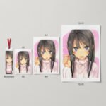 Mai Sakurajima Anime Poster | Rascal Does Not Dream of Bunny Girl Senpai | Premium Anime Wall Art | Pictik™ - Image 4