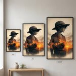 Monkey D. Luffy Anime Poster | One Piece Sunset Wall Art | Premium Anime Poster | Pictik™ - Image 6