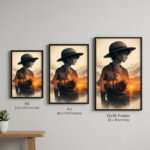 Monkey D. Luffy Anime Poster | One Piece Sunset Wall Art | Premium Anime Poster | Pictik™ - Image 7